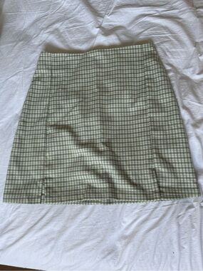 Mini Checkered print skirt